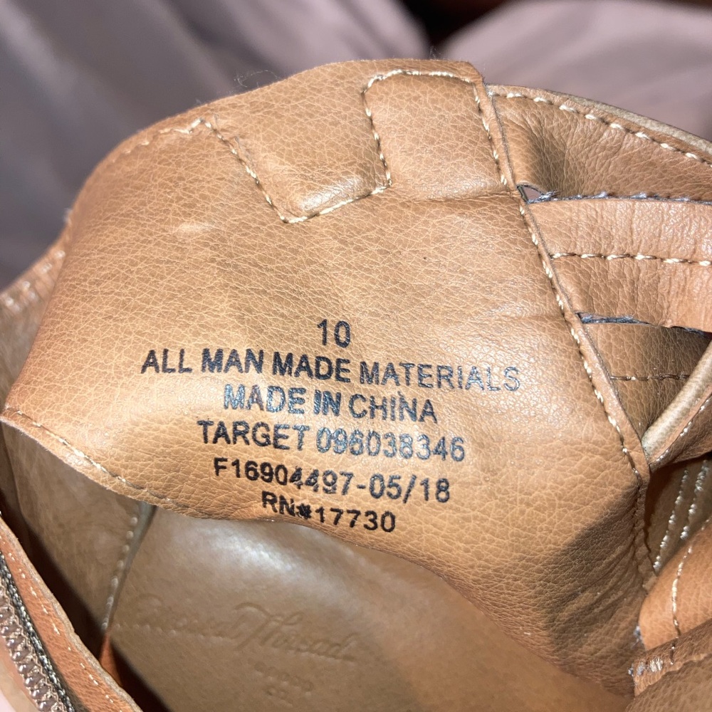 🧸 universal Thread stylish Tan Strappy Sandals s… - image 7